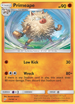Primeape TEU 72