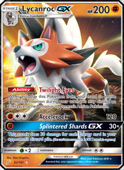 Lycanroc GX TEU 82