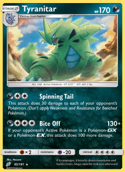 Tyranitar TEU 85