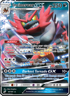 Incineroar GX TEU 97