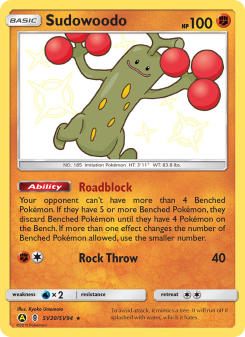 Sudowoodo SMA SV20