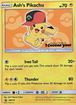 Ash's Pikachu SMP SM110