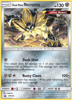 Dusk Mane Necrozma SMP SM124