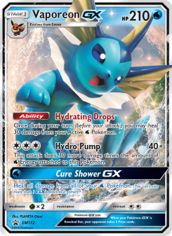 Vaporeon GX SMP SM172