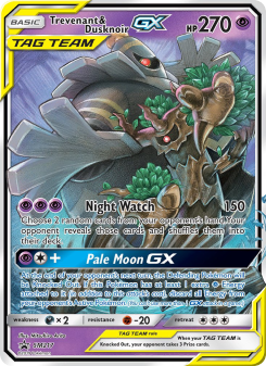 Trevenant & Dusknoir GX SMP SM217