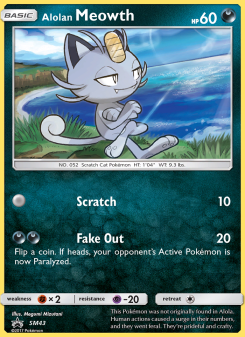 Alolan Meowth SMP SM43