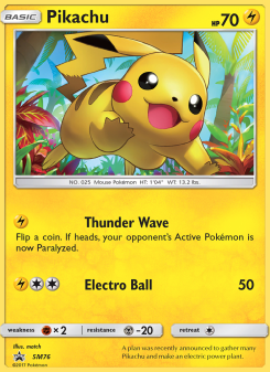 Pikachu SMP SM76