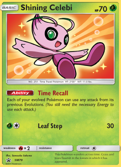 Shining Celebi SMP SM79