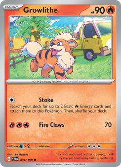 Growlithe SVI 031