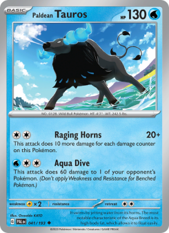Paldean Tauros PAL 041