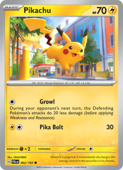 Pikachu PAL 062