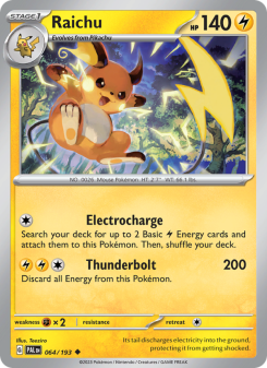 Raichu PAL 064