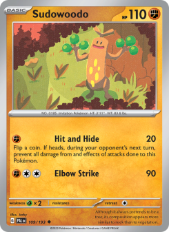 Sudowoodo PAL 109