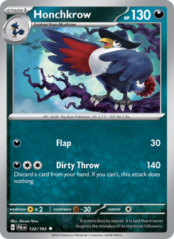 Honchkrow PAL 132