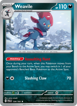 Weavile PAL 134