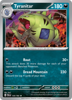 Tyranitar PAL 135