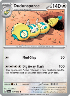 Dudunsparce PAL 157