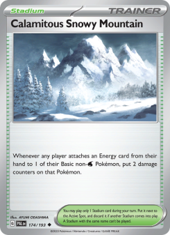 Calamitous Snowy Mountain PAL 174