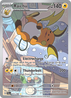 Raichu #211 — Evoluzioni a Paldea