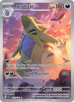 Tyranitar #222 — Evoluzioni a Paldea