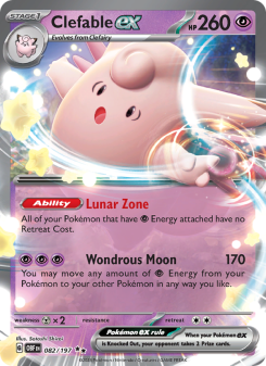 Clefable ex OBF 082
