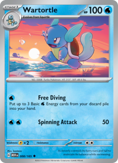 Wartortle MEW 008
