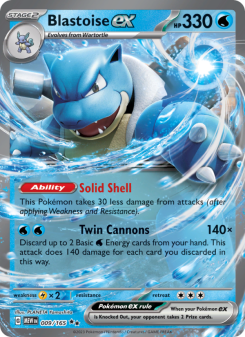 Blastoise ex MEW 009