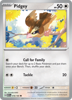 Pidgey MEW 016
