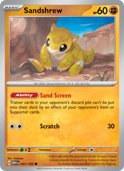 Sandshrew MEW 027