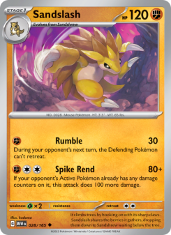 Sandslash MEW 028