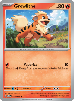 Growlithe MEW 058