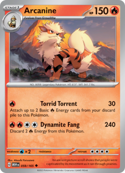 Arcanine MEW 059