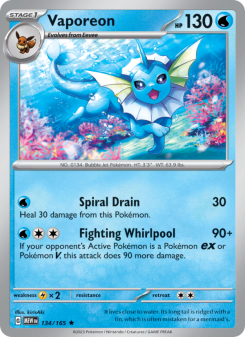 Vaporeon MEW 134
