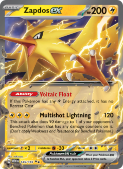 Zapdos ex MEW 145