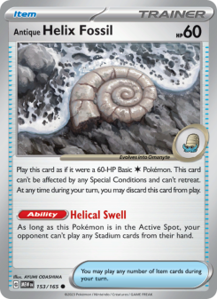 Antique Helix Fossil MEW 153
