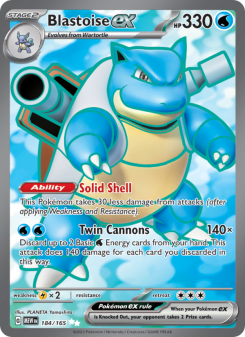 Blastoise ex MEW 184
