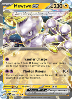 Mewtwo ex PAR 058