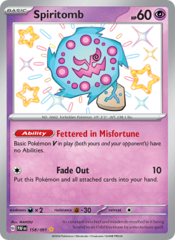 Spiritomb PAF 158