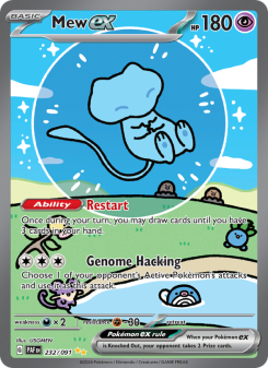 Mew ex #232 — Destino di Paldea