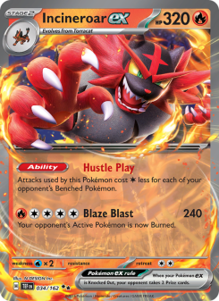 Incineroar ex TEF 034