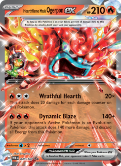 Hearthflame Mask Ogerpon ex TWM 040