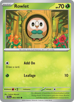 Rowlet SFA 003
