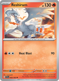 Reshiram SCR 022