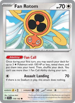 Fan Rotom SCR 118