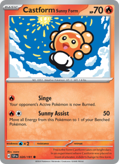 Castform Sunny Form SSP 020
