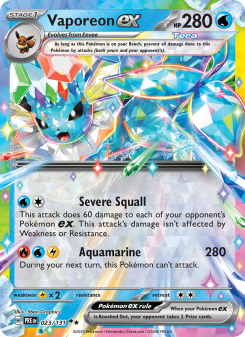 Vaporeon ex PRE 023