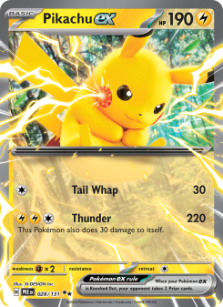 Pikachu ex PRE 028