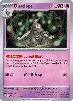 Dusclops PRE 036