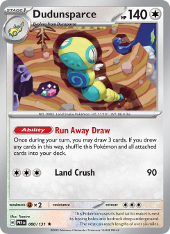 Dudunsparce PRE 080