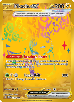 Pikachu ex PRE 179